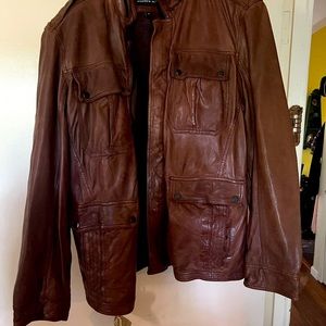 Men’s Andrew Mark Leather Jacket XL